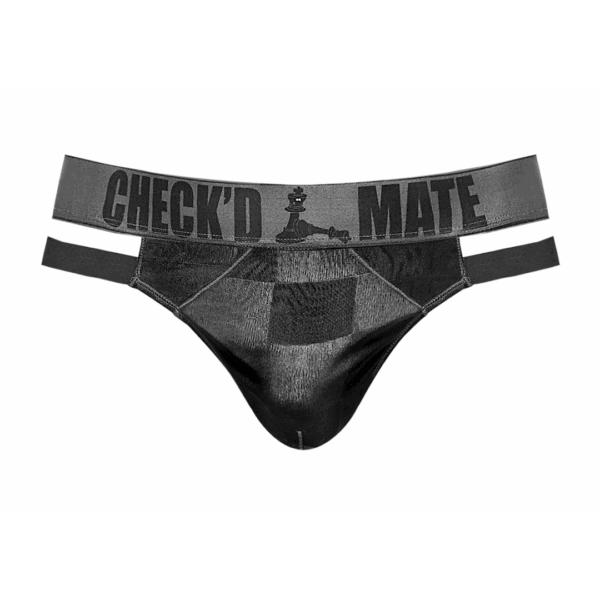 Cutout Thong - S/M - Zwart - Afbeelding 6