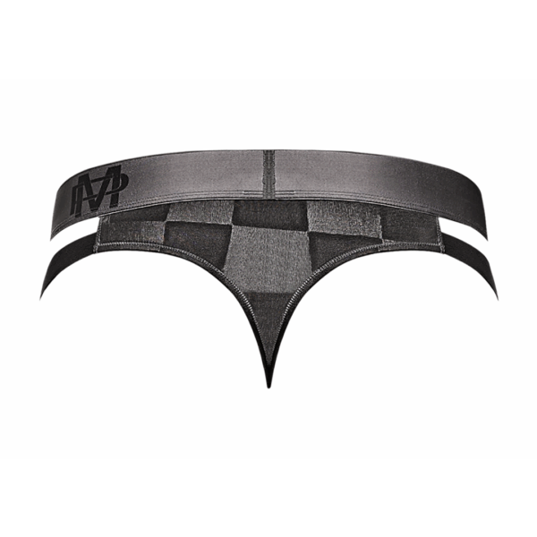 Cutout Thong - S/M - Zwart - Afbeelding 7