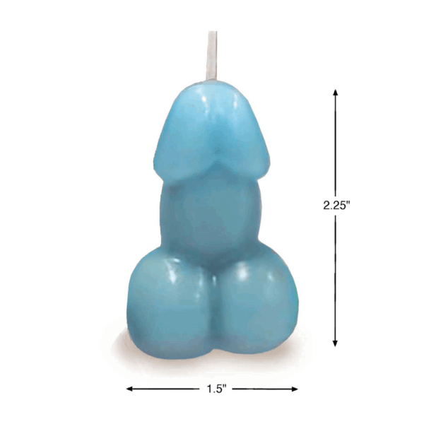 Eden's Candle - Vanille Geurende Penis - Blauw - Afbeelding 3