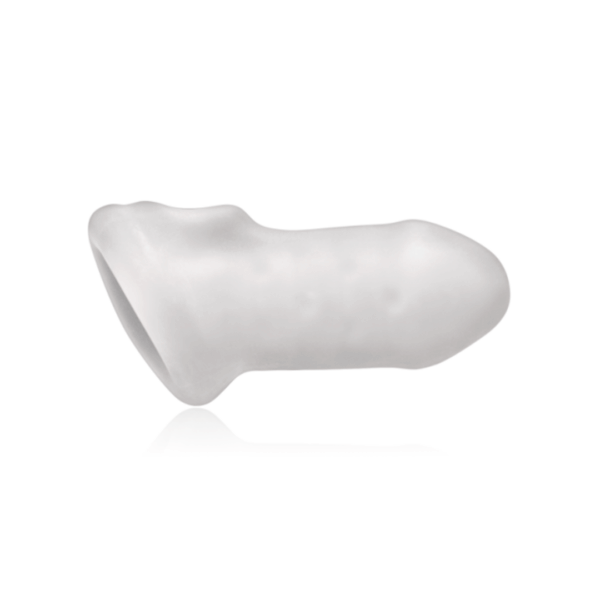 Revolutionary SilaSkin material provides softness  stretch4 long sheath adds .5 girth just enough for your partner's pleasureScrotum loop gives a pleasurable tug while stroking or penetratingSurprisingly easy to put on and take offUltra real feel for intense