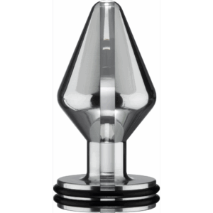 Medium metalen buttplugBi-polair ontwerpPerfect voor mensen met een beetje ervaring met anale seksspeeltjes2 mm ingangVereist een ElectraStim-stimulator om te werken/