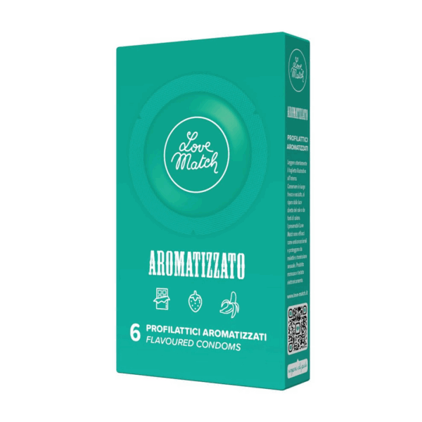 Aromatizzato - Flavored Condoms - 6 Stuks - Afbeelding 2