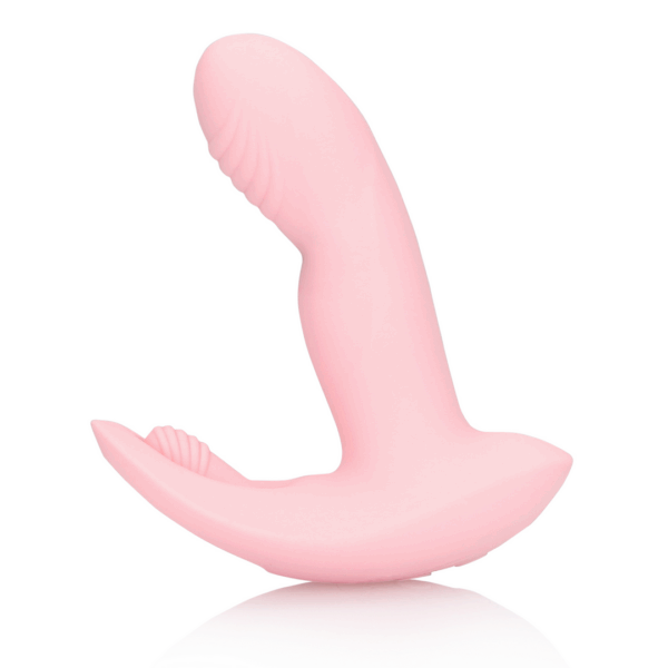 Draagbare Vinger Beweging Vibrator met Afstandsbediening - Cherry Chiffon - Afbeelding 7
