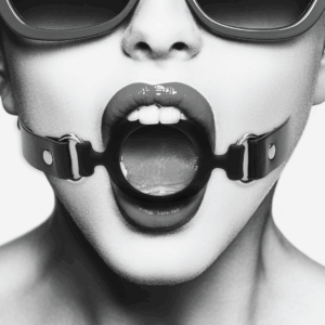 This velvety-smooth and completely adjustable silicone O-ring gag is perfectly designed for comfortable but secure restriction.Made from medical-grade and phthalate-free silicone the O-ring is rigid but gentle on the teeth.The leather strap is fully adjustable and has a sturdy metal clasp for secure tightening.This O-ring strap has a total length of 57cm (22.5”).The inner diameter of the flexible silicone ring measures 4cm (1.6”)./