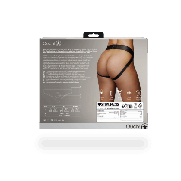 comfort  performance.1-year warrantyPairs perfectly with All Ouch!  RealRock Dildo’s  Dongs/