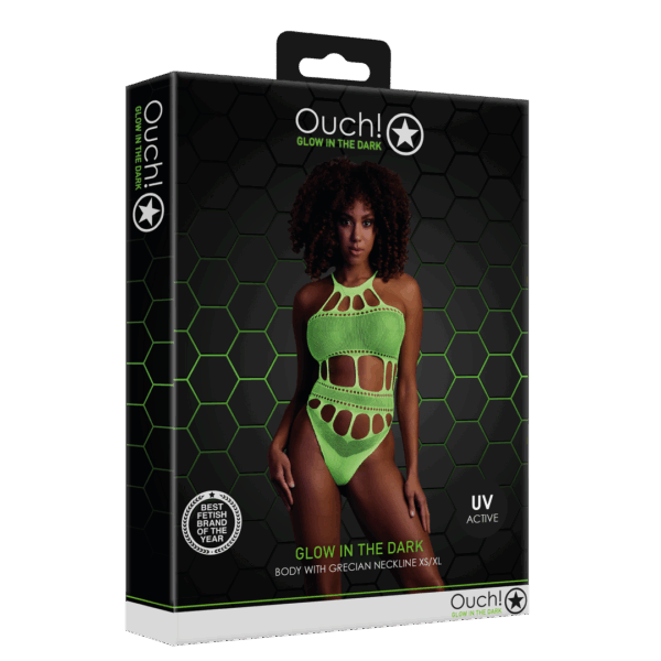 adding a touch of sophistication to your lingerie collection.UV Activated: Unleash your inner goddess with the UV-activated materials that make this body light up the night
