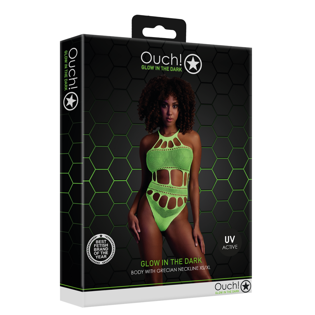 adding a touch of sophistication to your lingerie collection.UV Activated: Unleash your inner goddess with the UV-activated materials that make this body light up the night
