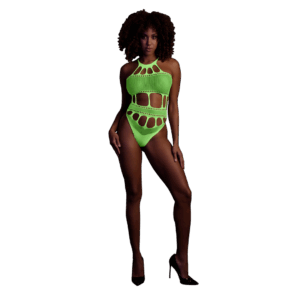 Grecian Elegance: The Neon Body with Grecian Neckline is a stunning piece that exudes elegance with its Grecian neckline