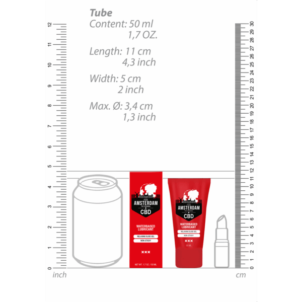 Originele CBD uit Amsterdam - Waterbasis Glijmiddel - 2 fl oz / 50 ml - Afbeelding 7