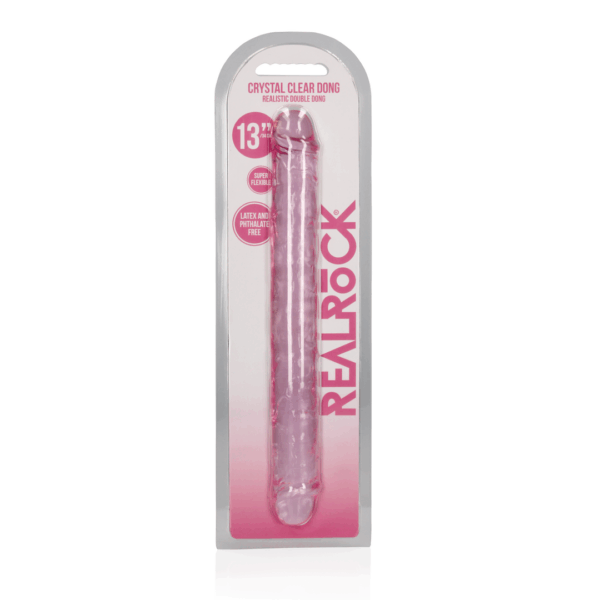 clear double dildos.This dildo can see right through you and will know exactly how you like it.This dildo is suitable for anal and vaginal use!Phthalate-free