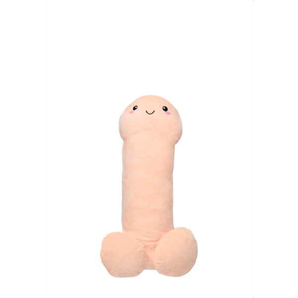 Larger-than-life plushie measuring 24 inches for a bold statement.Great for adding a touch of humor and playfulness to any space.Soft and cuddly design for a fun and entertaining experience./