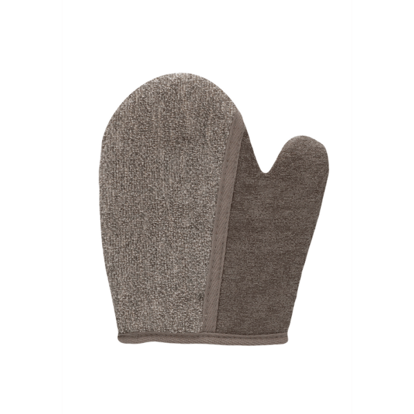 The Touché Dual Bath Glove brings you the best of both worlds!Revive your skin with a gentle exfoliation on one side