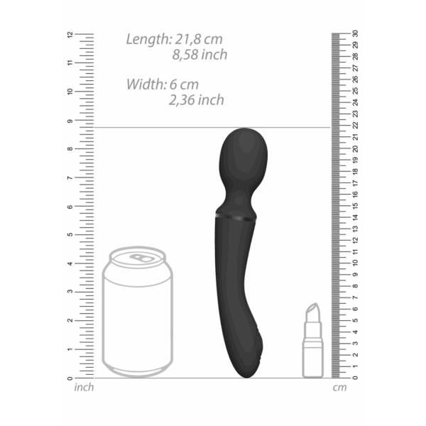 Nami - Pulse Wave  Vibrating Wand - Zwart - Afbeelding 7