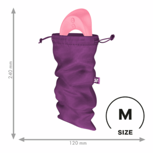 Soft MaterialSize M: For small Satisfyers and intimate treasures.Size L: Ideal for medium-sized toys like the Pro 2.Size XL: Perfect for larger Satisfyer delights./
