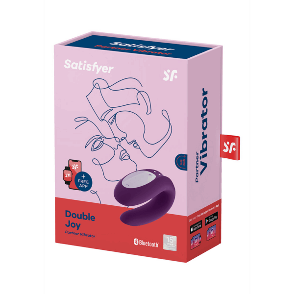 Double Joy - Partner Vibrator - Violet - Afbeelding 2