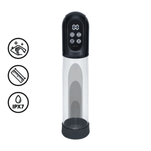 Engage - Automatische Waterdichte Penis Pomp en Masturbator - Gun Metal