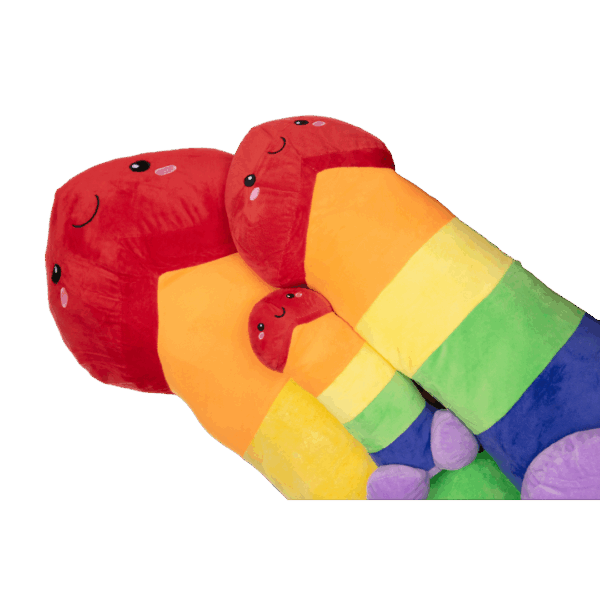 Korte Penis Plushie 4''/ 10 cm - Afbeelding 5