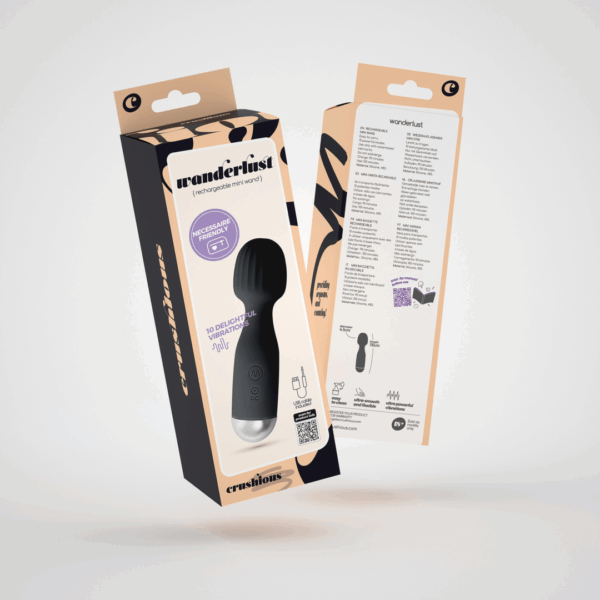 Wanderlust - Mini Wand Massager - Zwart - Afbeelding 2