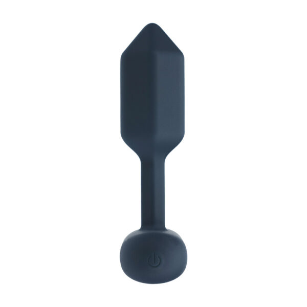 Hexagonale Vibrerende Silicone Anale Plug - S - Zwart - Afbeelding 4