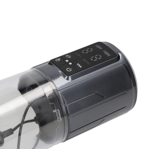 UltraLift - Automatische Waterdichte Masturbator Pomp - Gun Metal - Afbeelding 9