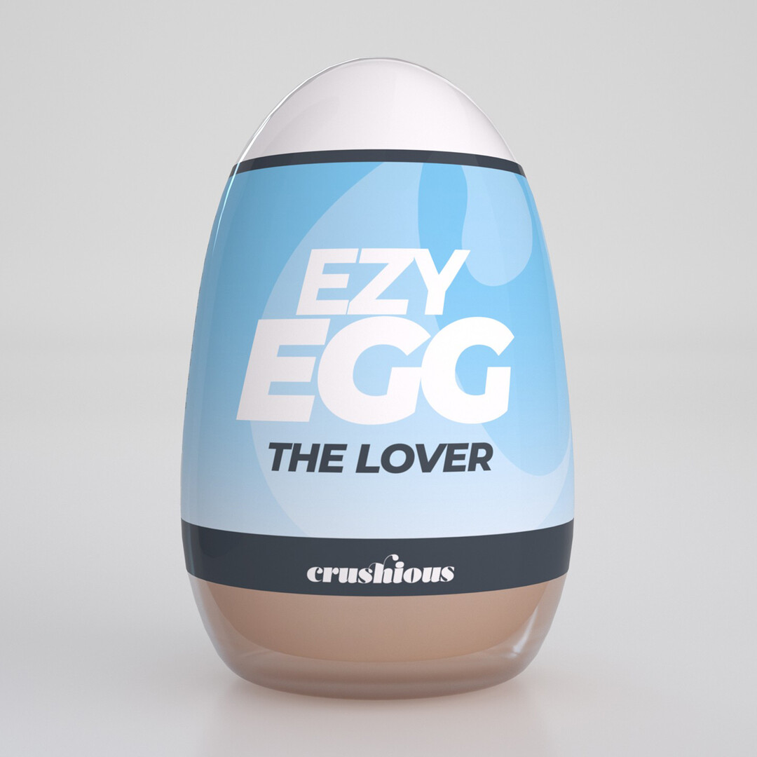 Ezy Egg - Masturbator Ei - De Minnaar - Blauw - Afbeelding 2