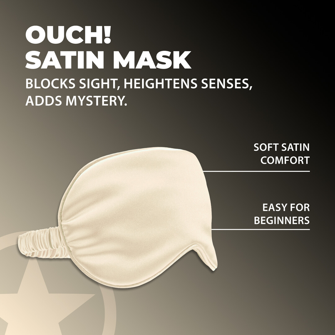 Satin Mask - Goud - Afbeelding 4