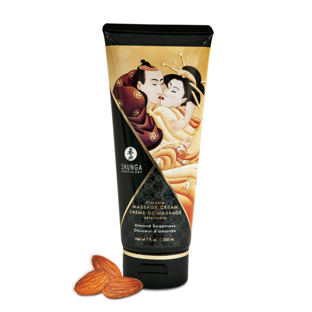 Kusbare Massagecrème – Amandelzoetheid – 7 floz / 200 ml