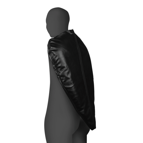 Zip-Up Volledige Arm en Schouder Mouw Beperking – Zwart