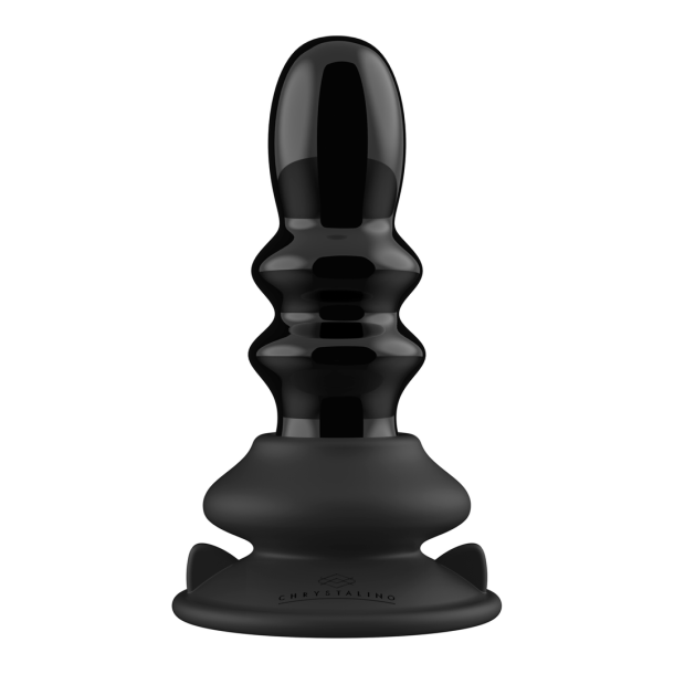Ribbly – Glazen Ribble Vibrator met Zuignap