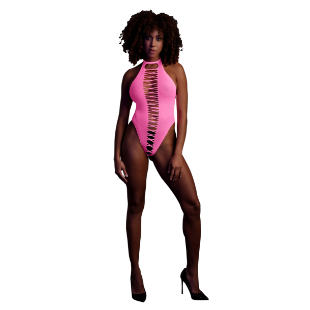 High-Cut Body – One Size – Neon Pink