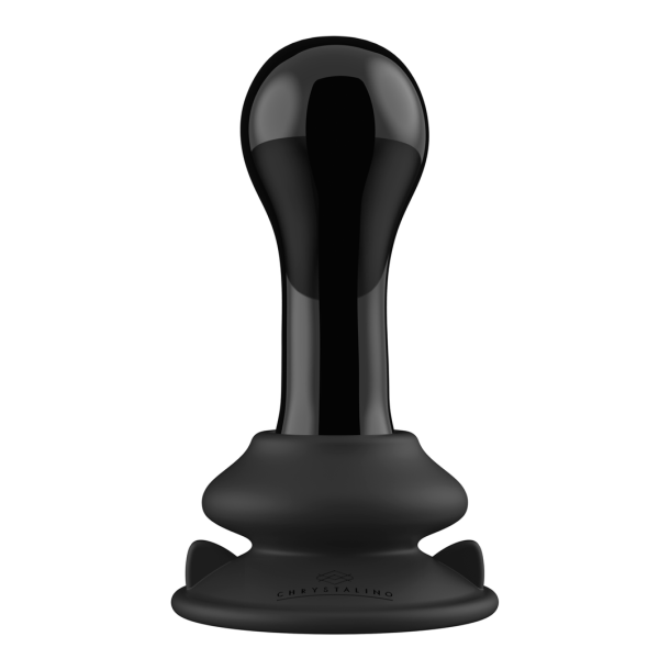 Globy – Glazen Vibrator met Suction Cup