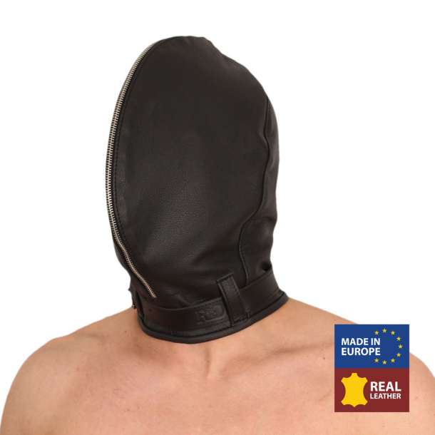 Sensoriale Leren Balaclava – Zwart