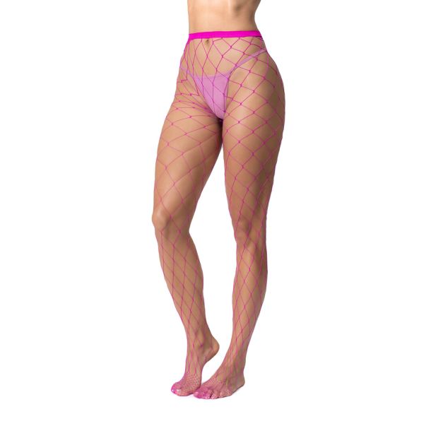Fence Net Pantyhose – One Size – Roze