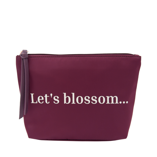 Laten we bloeien – Pouch – Paars
