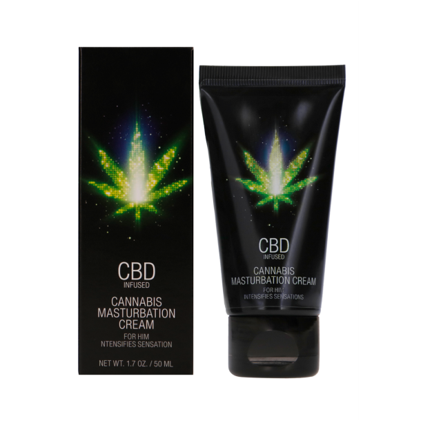 CBD Cannabis Masturbatiecrème voor Hem – 2 fl oz / 50 ml