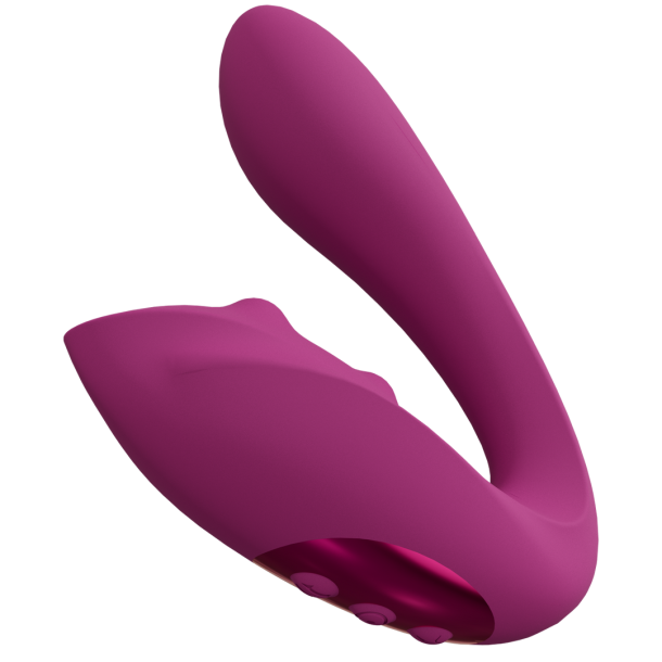 Yuki – Dual Motor G-Spot Vibrator met Masserende Parels – Roze