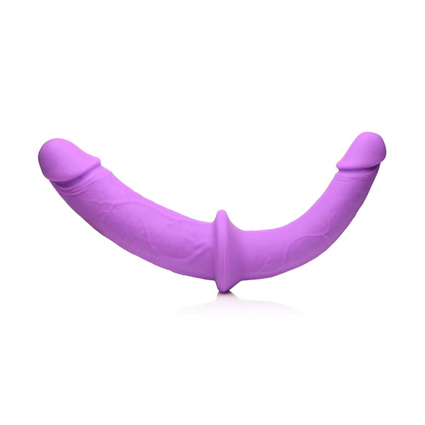 Double Charmer – Silicone Double Dildo met Harness