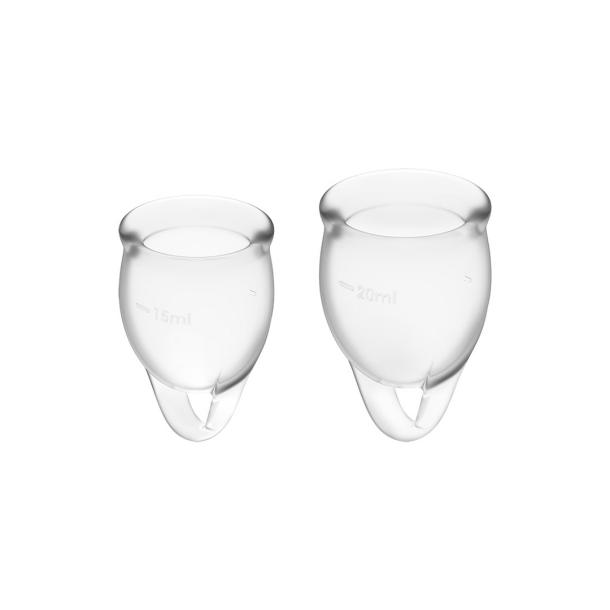 Voel je Zeker – Menstruatiecup – Transparant