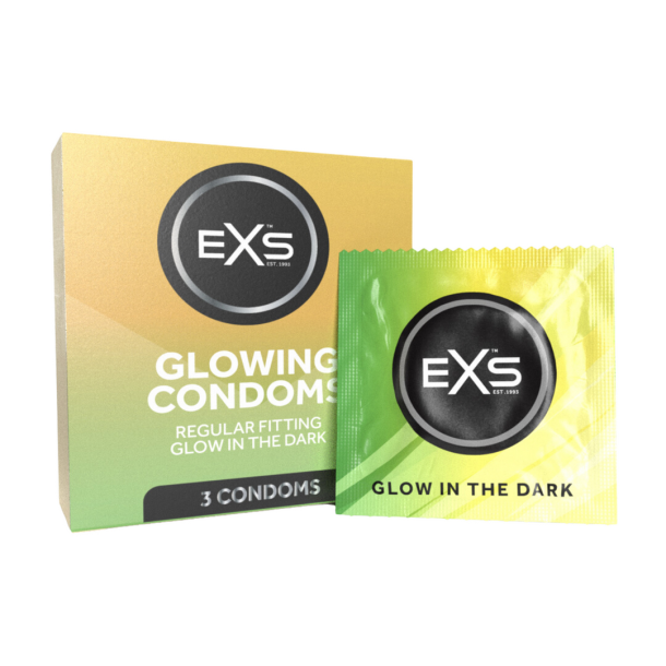 EXS Glow – Condooms – 3 Stuks