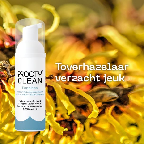 ProctyClean® PopoLino – milde reinigingsschuim in plaats van vochtige intieme doekjes