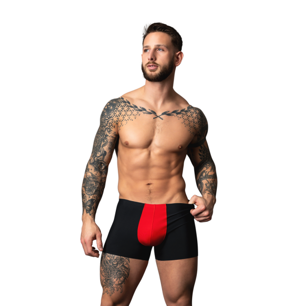 Pouch Short – M – Zwart/Rood